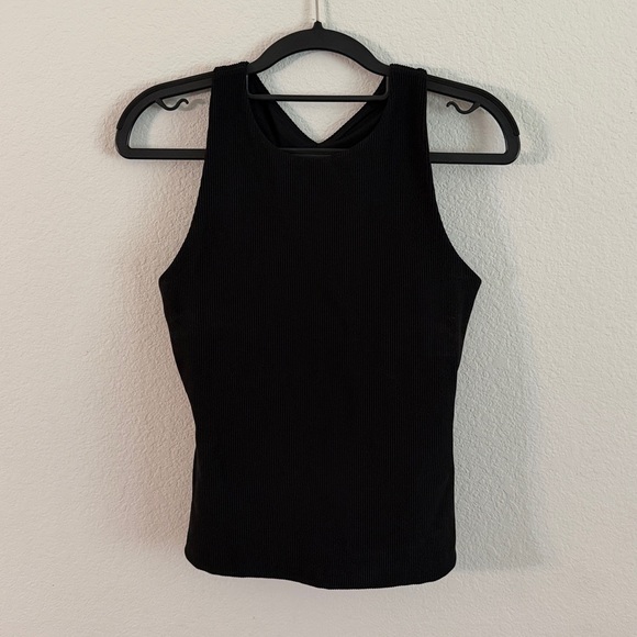 Beyond Yoga Refocus Ribbed Classic Tank - Black Onyx– Size Small - Picture 2 of 7
